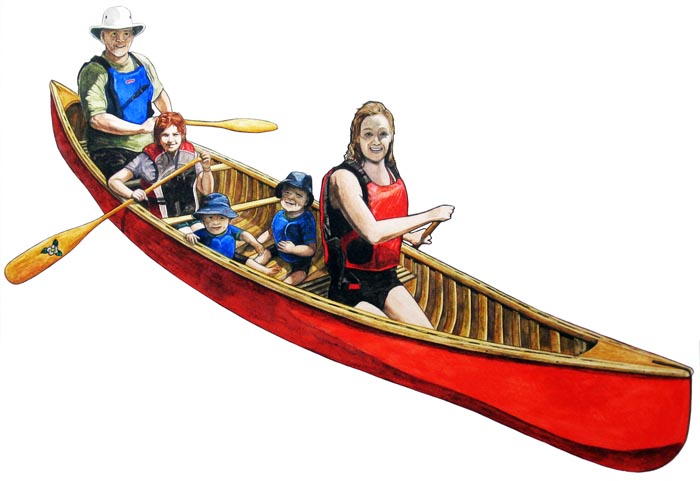 James Family Paddling