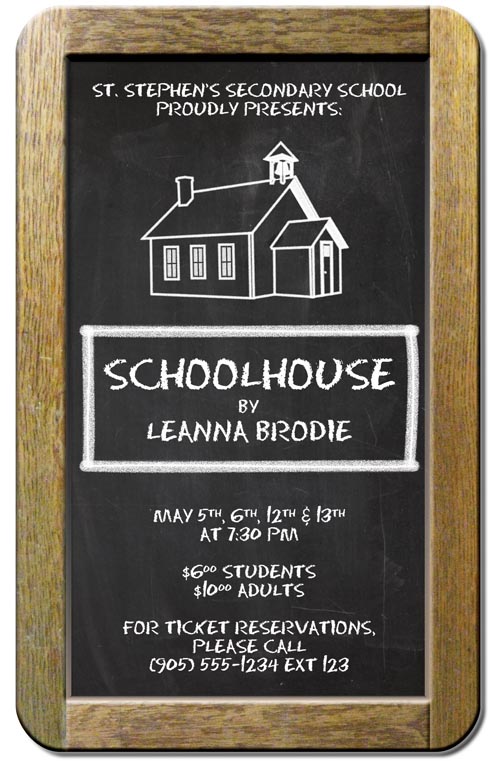 School Play Poster