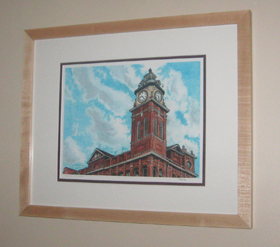 Clock Tower framed