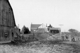 The James Homestead in the 1950s