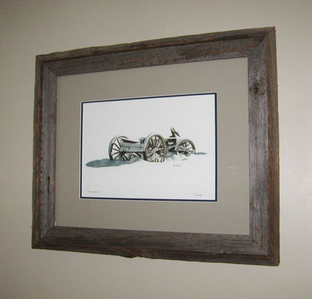 A barnwood frame